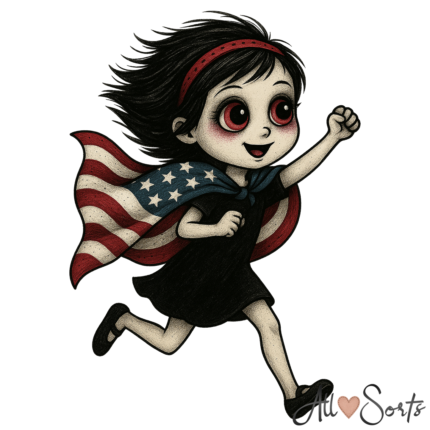 Little American Patriots FREEBIE Clipart Pack - 10 PNGs