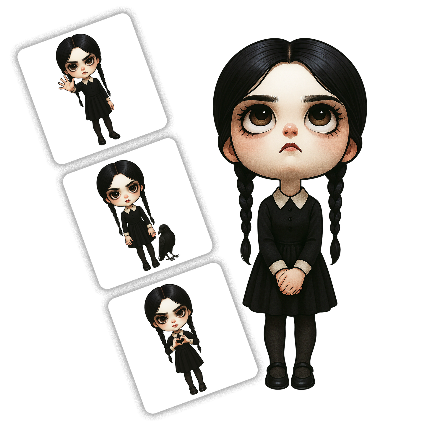 Wednesday Clipart Pack - 20 PNGs