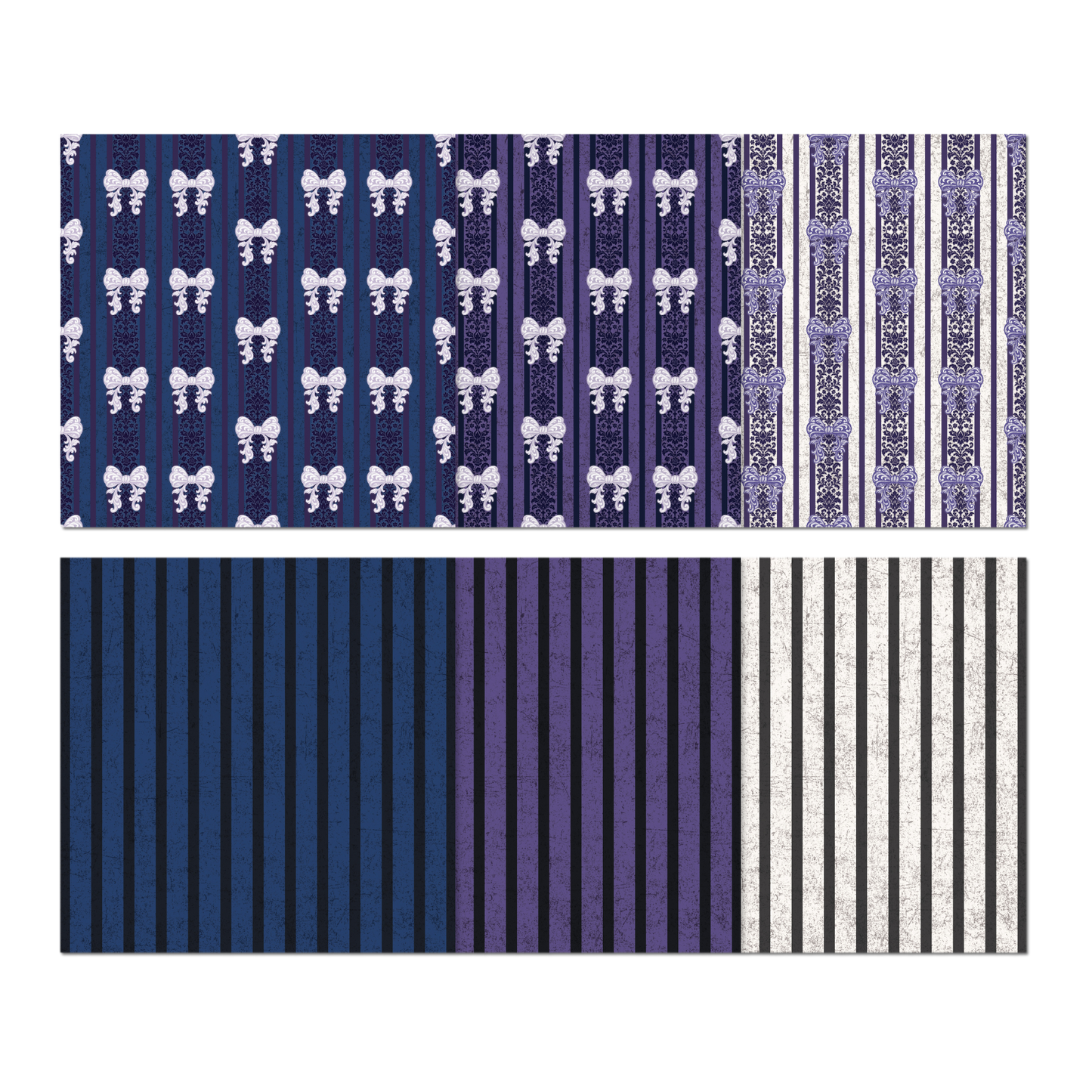 Midnight Porcelain Digital Paper Pack - 30 JPGs
