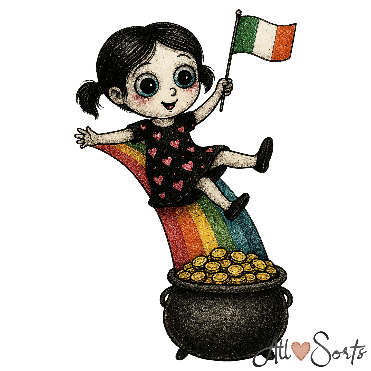 Little Irish Patriots FREEBIE Clipart Pack - 10 PNGs