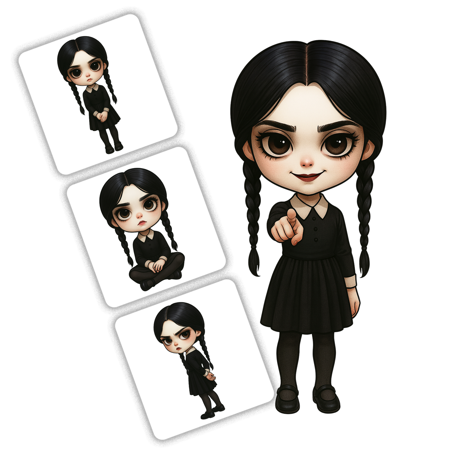 Wednesday Clipart Pack - 20 PNGs
