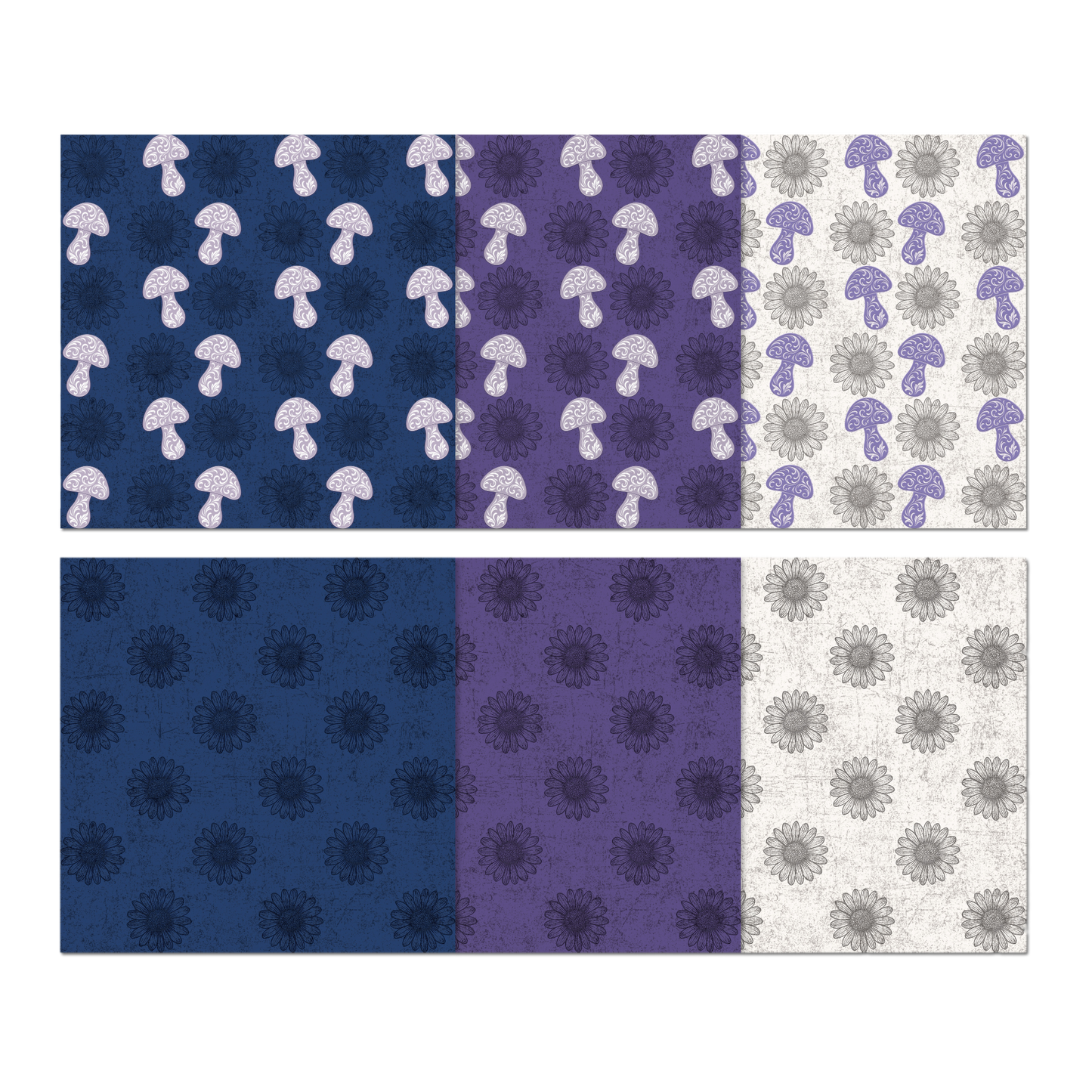 Midnight Porcelain Digital Paper Pack - 30 JPGs