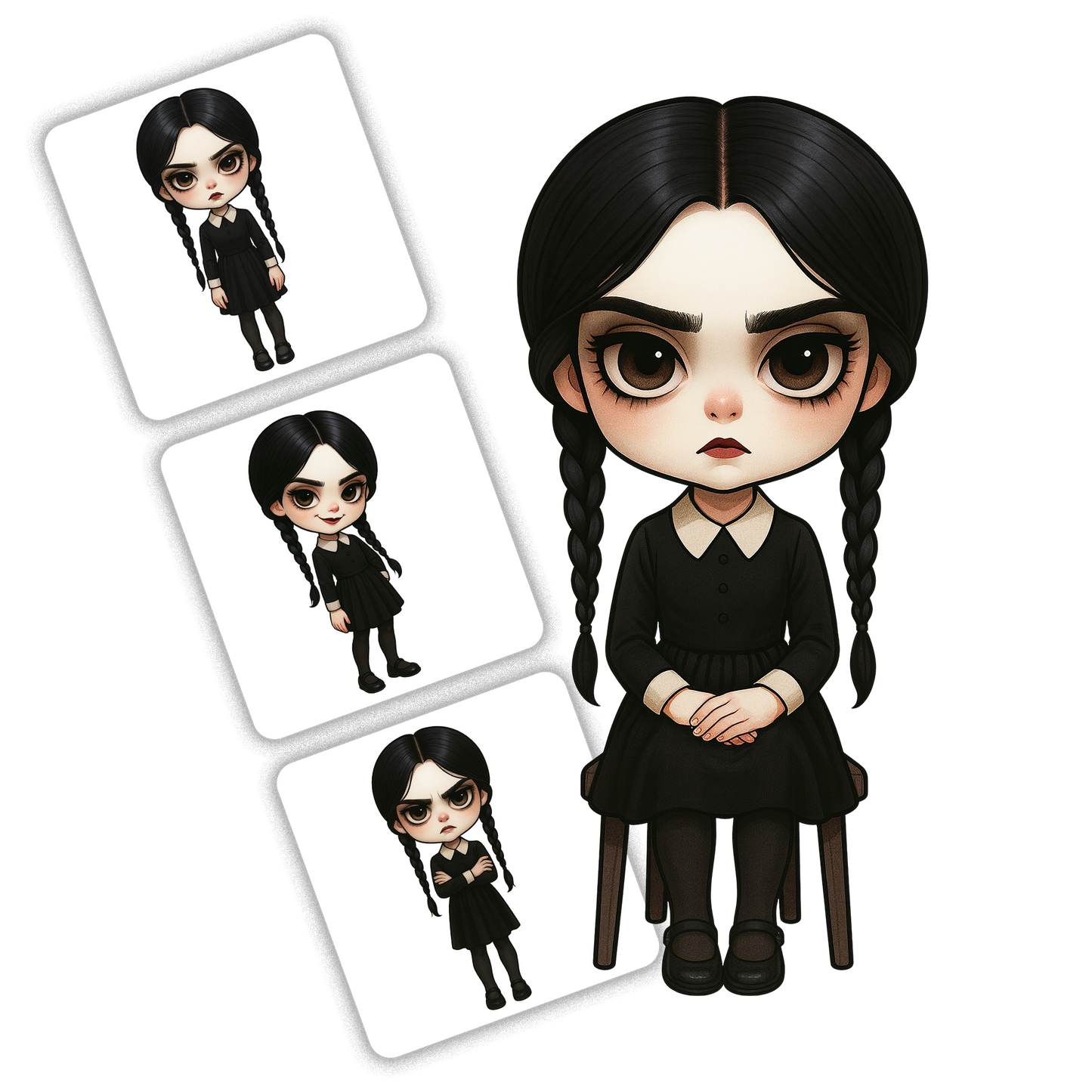Wednesday Clipart Pack - 20 PNGs