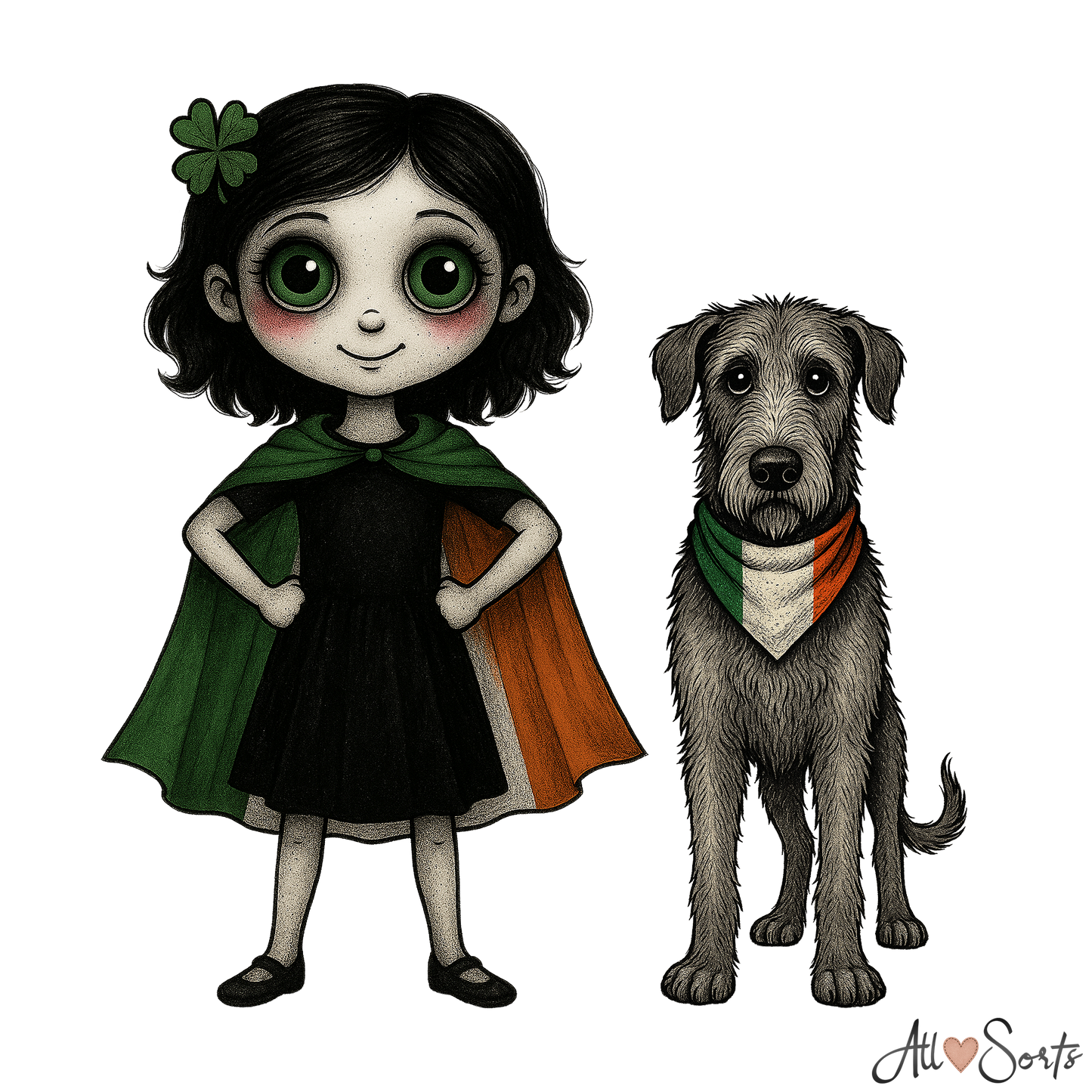 Little Irish Patriots FREEBIE Clipart Pack - 10 PNGs
