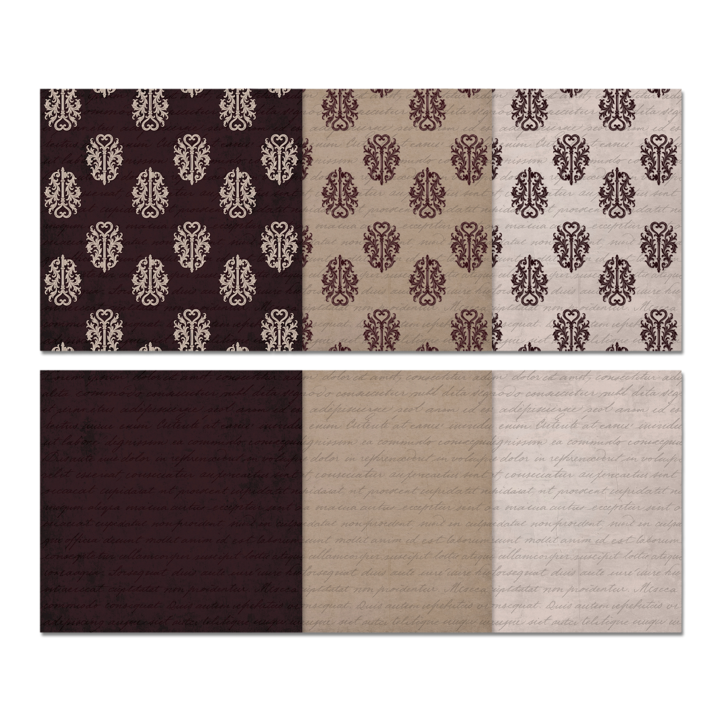 Crimson Fog Digital Paper Pack - 30 JPGs