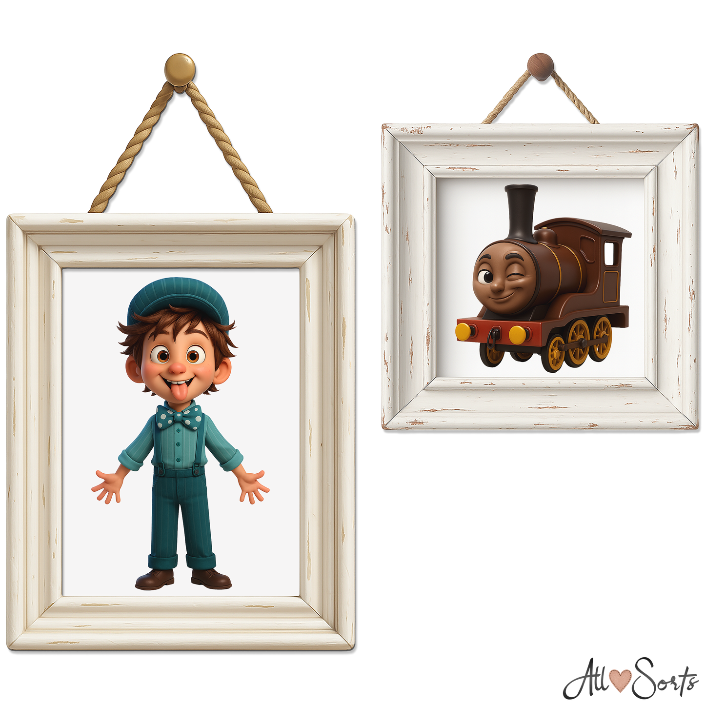 Quirky Trains & Conductors Clipart Pack - 40 PNGs
