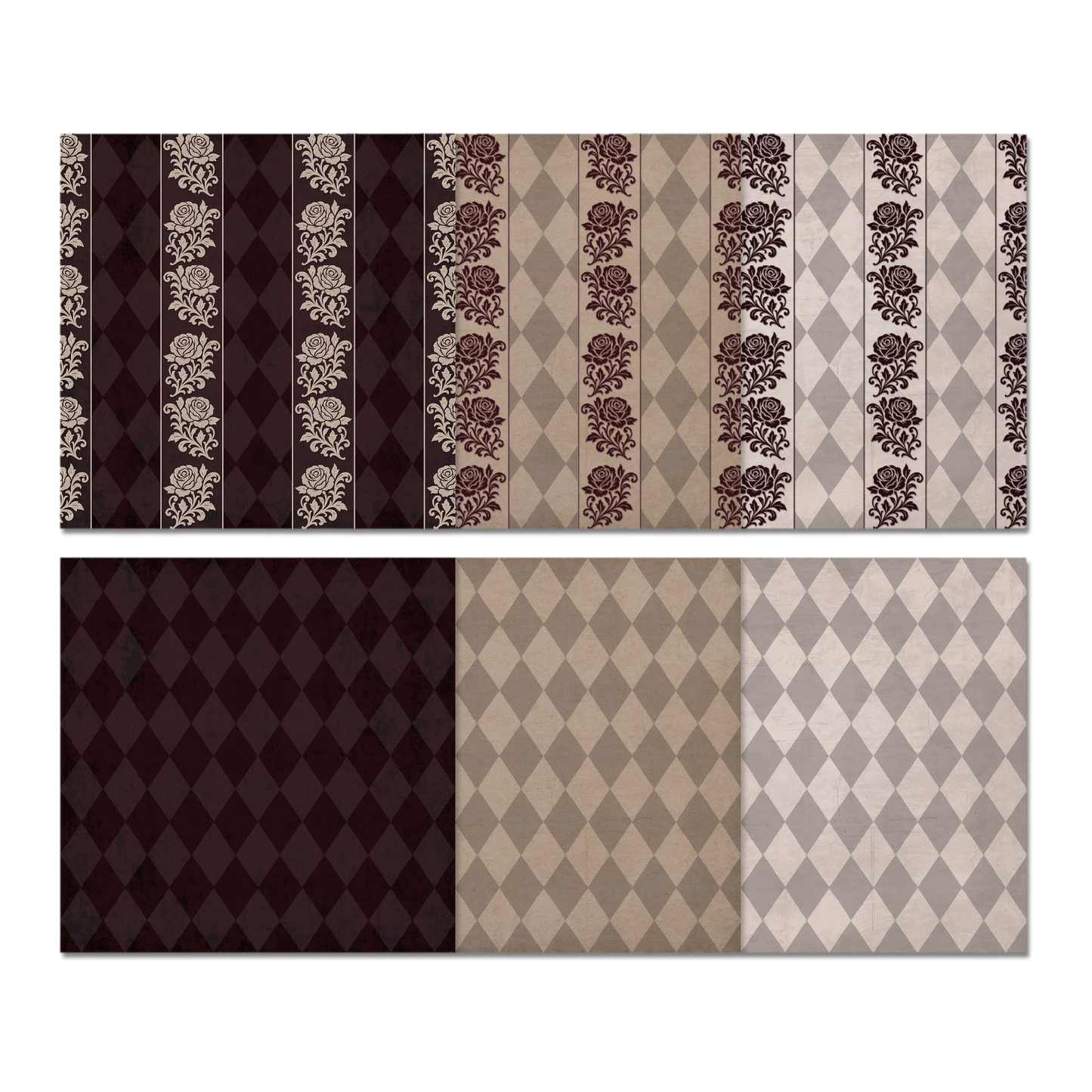 Crimson Fog Digital Paper Pack - 30 JPGs