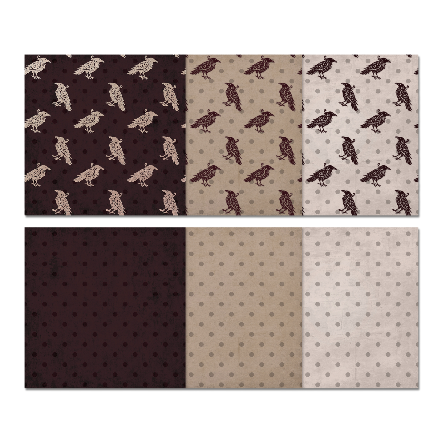 Crimson Fog Digital Paper Pack - 30 JPGs