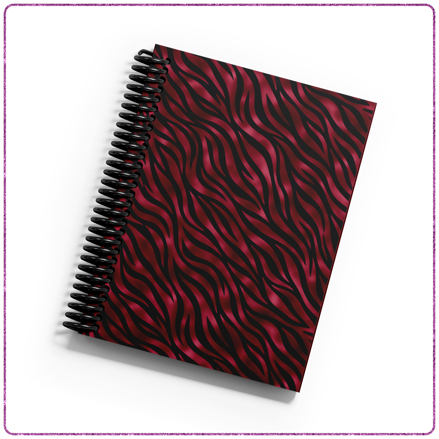 Red & Black Animal Print Seamless Digital Paper Pack