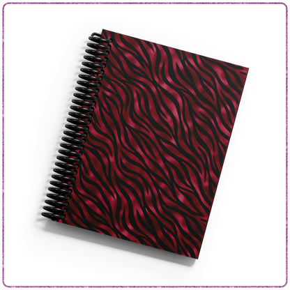 Red & Black Animal Print Seamless Digital Paper Pack
