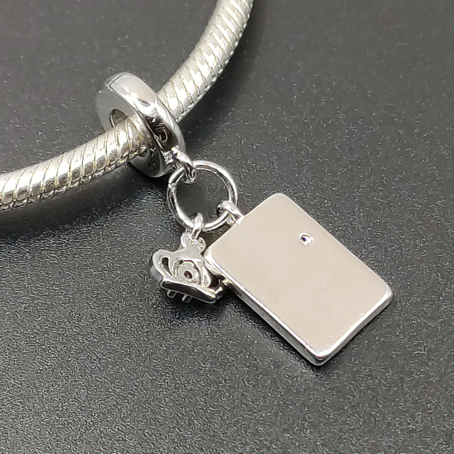 The Empress Tarot Dangle Bracelet Charm S925 Silver