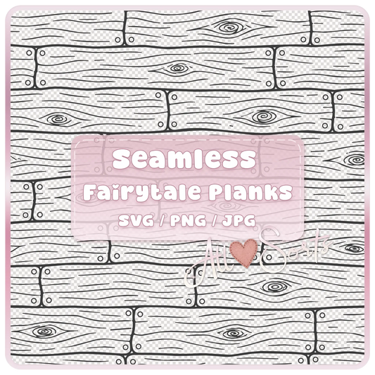Seamless fairytale wooden floorboards SVG PNG JPG repeating rustic wood plank digital pattern background for Cricut and scrapbooking