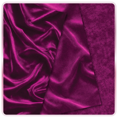 Seamless pink velvet fabric texture with deep vibrant tones and soft light reflections, elegant luxury background pattern