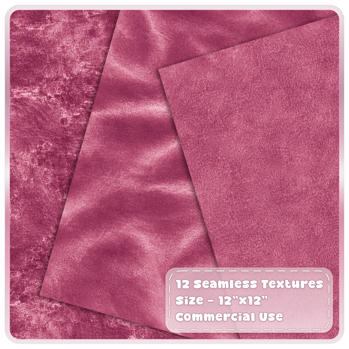 Wine red seamless velvet backgrounds featuring smooth brushed and distressed luxury fabric textures