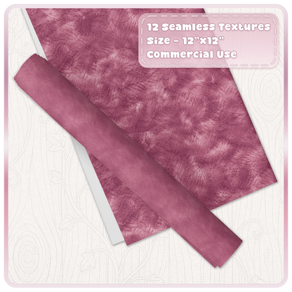 Seamless wine velvet digital paper bundle with plush burgundy fabric texture and tileable velvet background