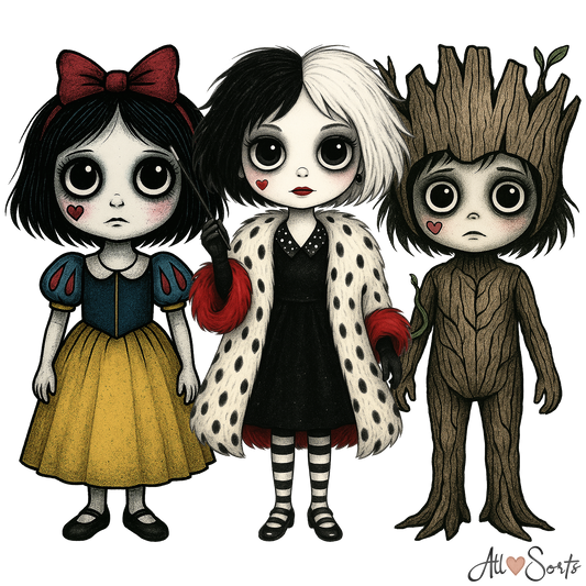 Little Heroes & Villains Clipart Pack - 47 PNGs
