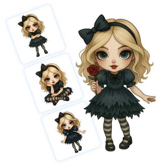 Alice Clipart Pack - 20 PNGs
