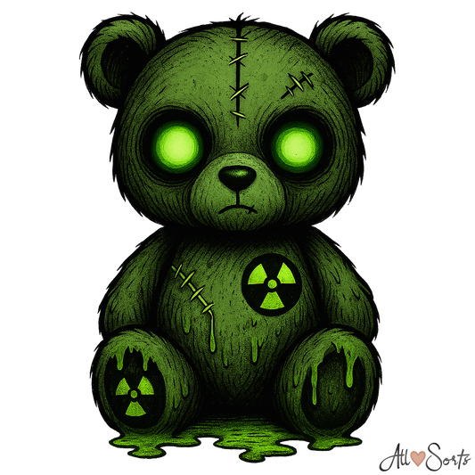 Creepy Cute Teddies Clipart Pack - 30 PNGs