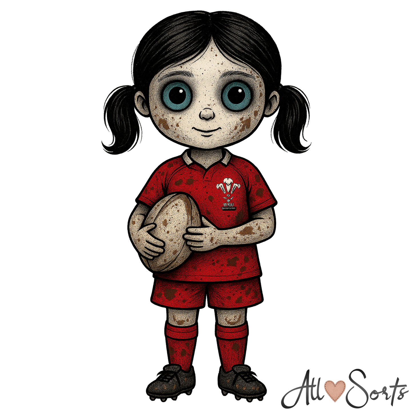 Little Welsh Patriots FREEBIE Clipart Pack - 10 PNGs