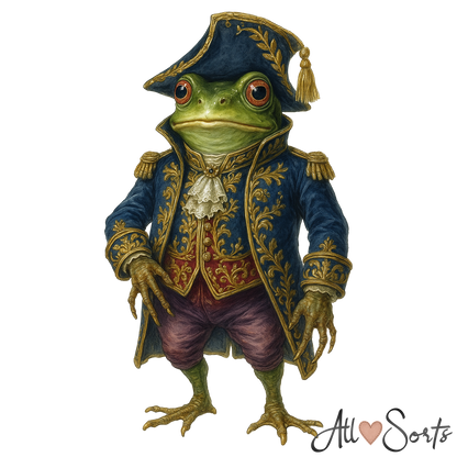 Fairytale Frogs FREEBIE Clipart Pack - 10 PNGs