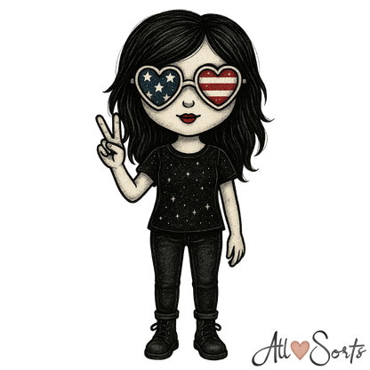 Little American Patriots FREEBIE Clipart Pack - 10 PNGs