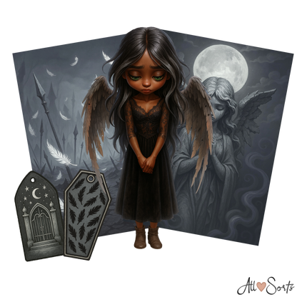 Fallen Angels Digital Scrapbook Pack - 60 Pieces