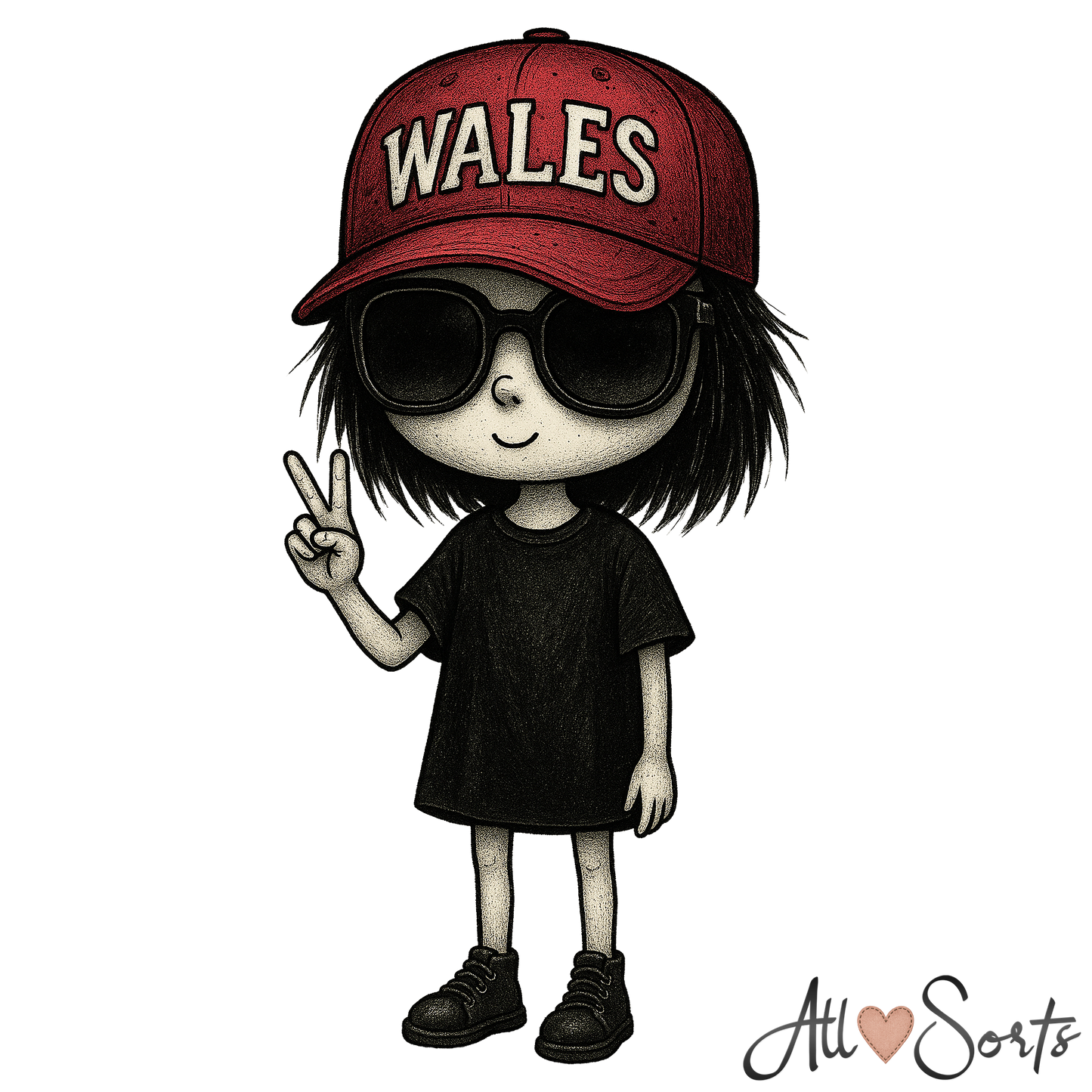 Little Welsh Patriots FREEBIE Clipart Pack - 10 PNGs