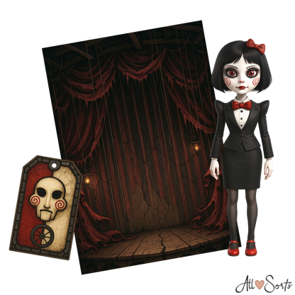 Female Killers Digital Scrapbook Pack - 60 Pieces