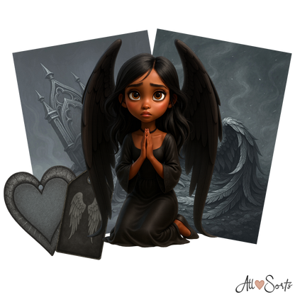 Fallen Angels Digital Scrapbook Pack - 60 Pieces