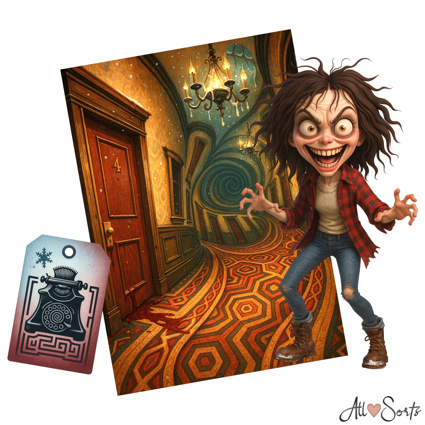 Female Killers Digital Scrapbook Pack - 60 Pieces