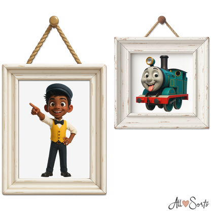 Quirky Trains & Conductors Clipart Pack - 40 PNGs