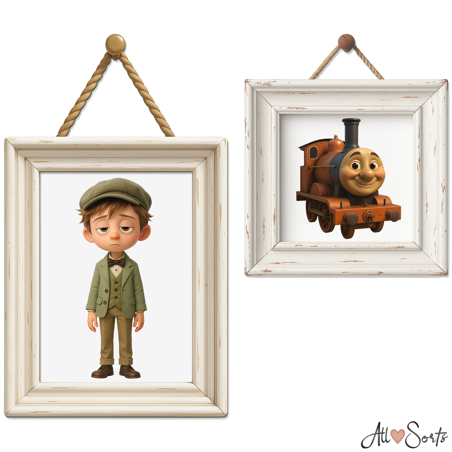Quirky Trains & Conductors Clipart Pack - 40 PNGs