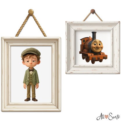 Quirky Trains & Conductors Clipart Pack - 40 PNGs
