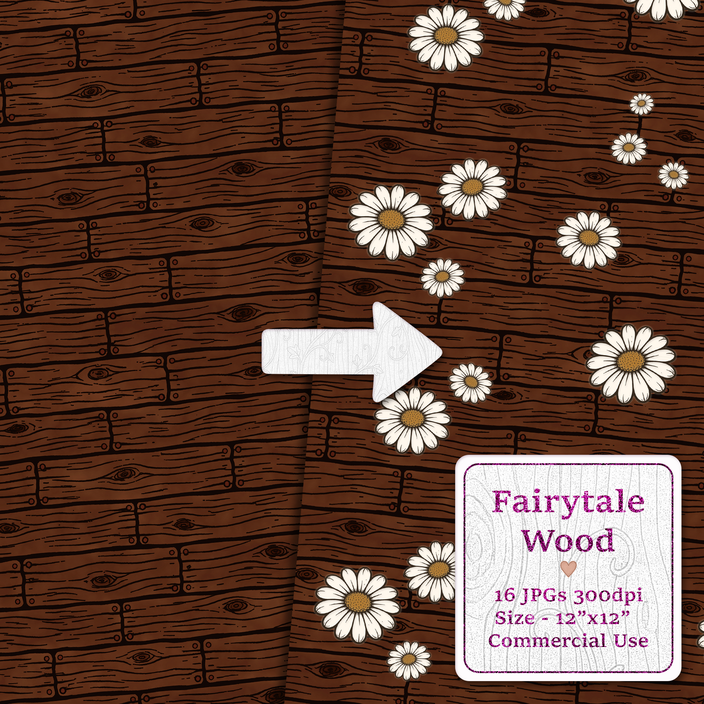 Fairytale Wood Seamless Digital Paper Pack
