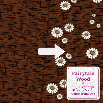 Fairytale Wood Seamless Digital Paper Pack
