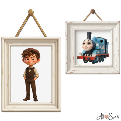 Quirky Trains & Conductors Clipart Pack - 40 PNGs