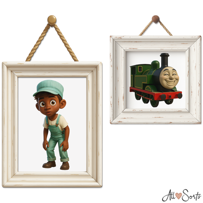 Quirky Trains & Conductors Clipart Pack - 40 PNGs